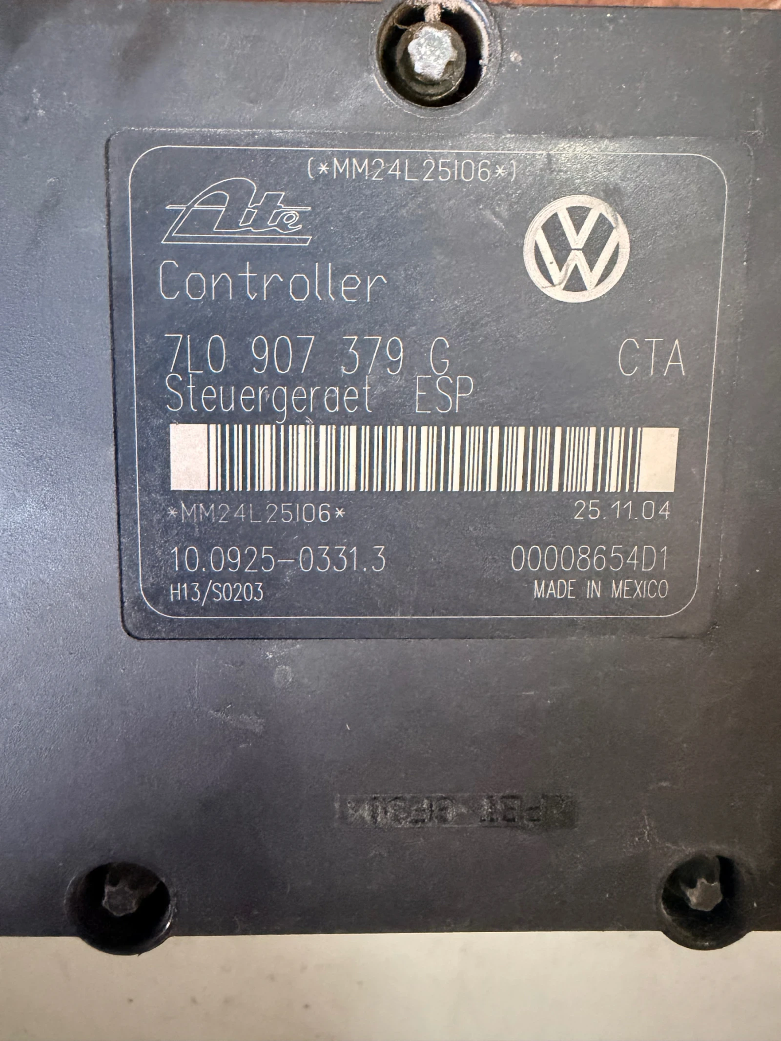 7L0614111H ABS ����� VW TOUAREG 7L0 614 111 H Ate 10.0204-0263.4 7L0907379G 10.0925-0331.3 | Mobile.bg � ����������� 4