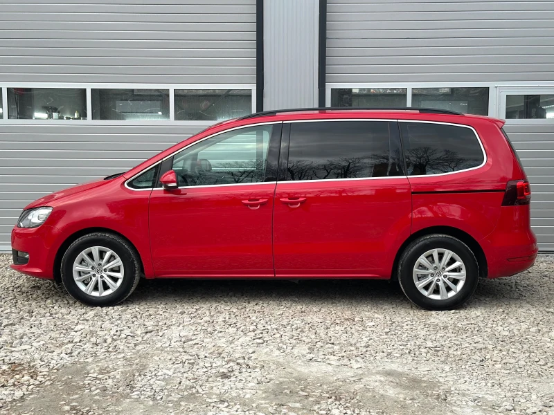 VW Sharan 2.0TDI LED ДИСТРОНИК ФЕЙСЛИФТ НАВИ ПОДГРЕВ ЕВРО 6, снимка 8 - Автомобили и джипове - 52956775