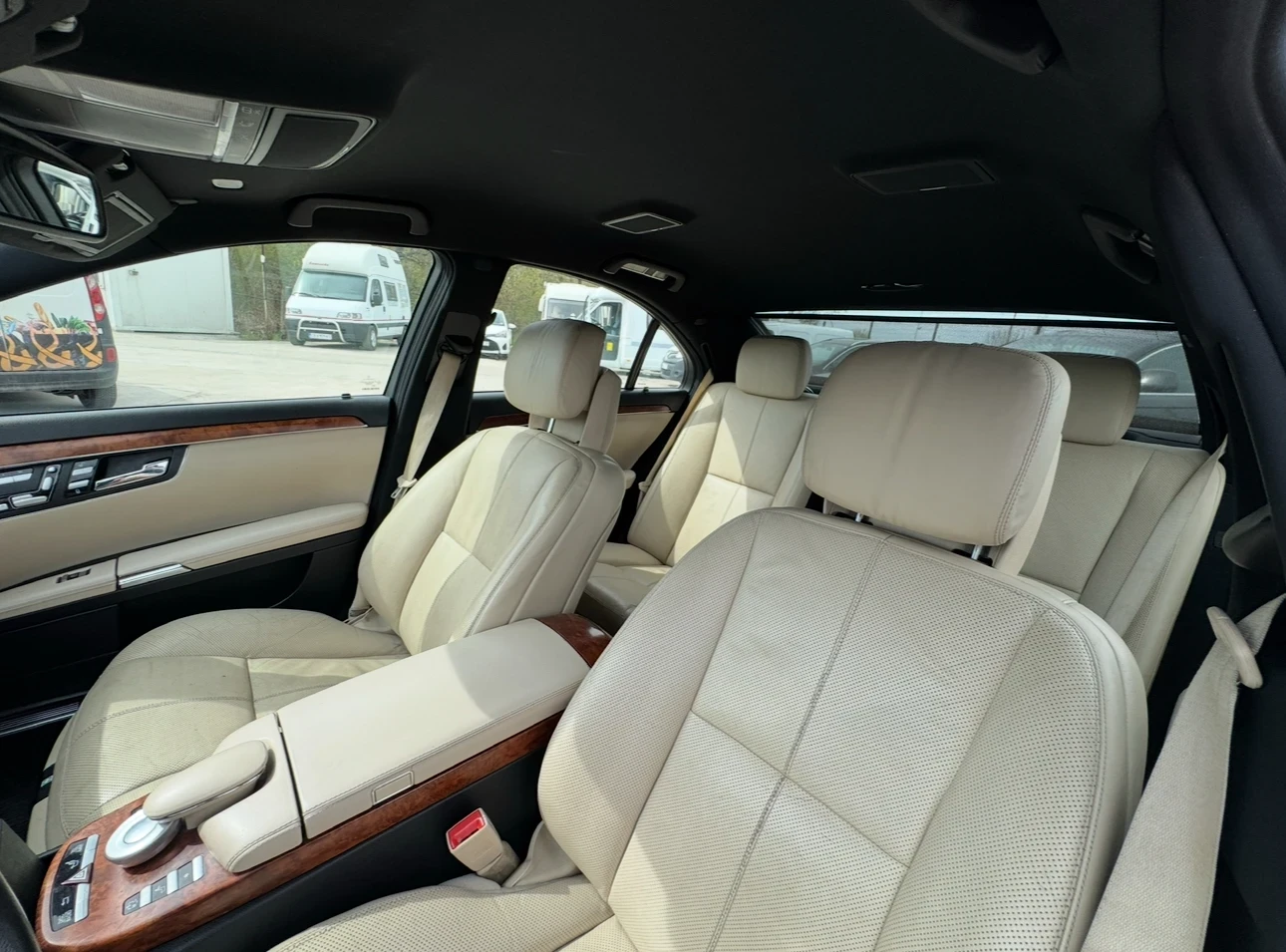 Mercedes-Benz S 420 3xTV/КАМЕРА/ОБДУХВАНЕ/ПОДГРЕВ/ВАКУМ/ПЕЧKA/KEY LESS - изображение 9