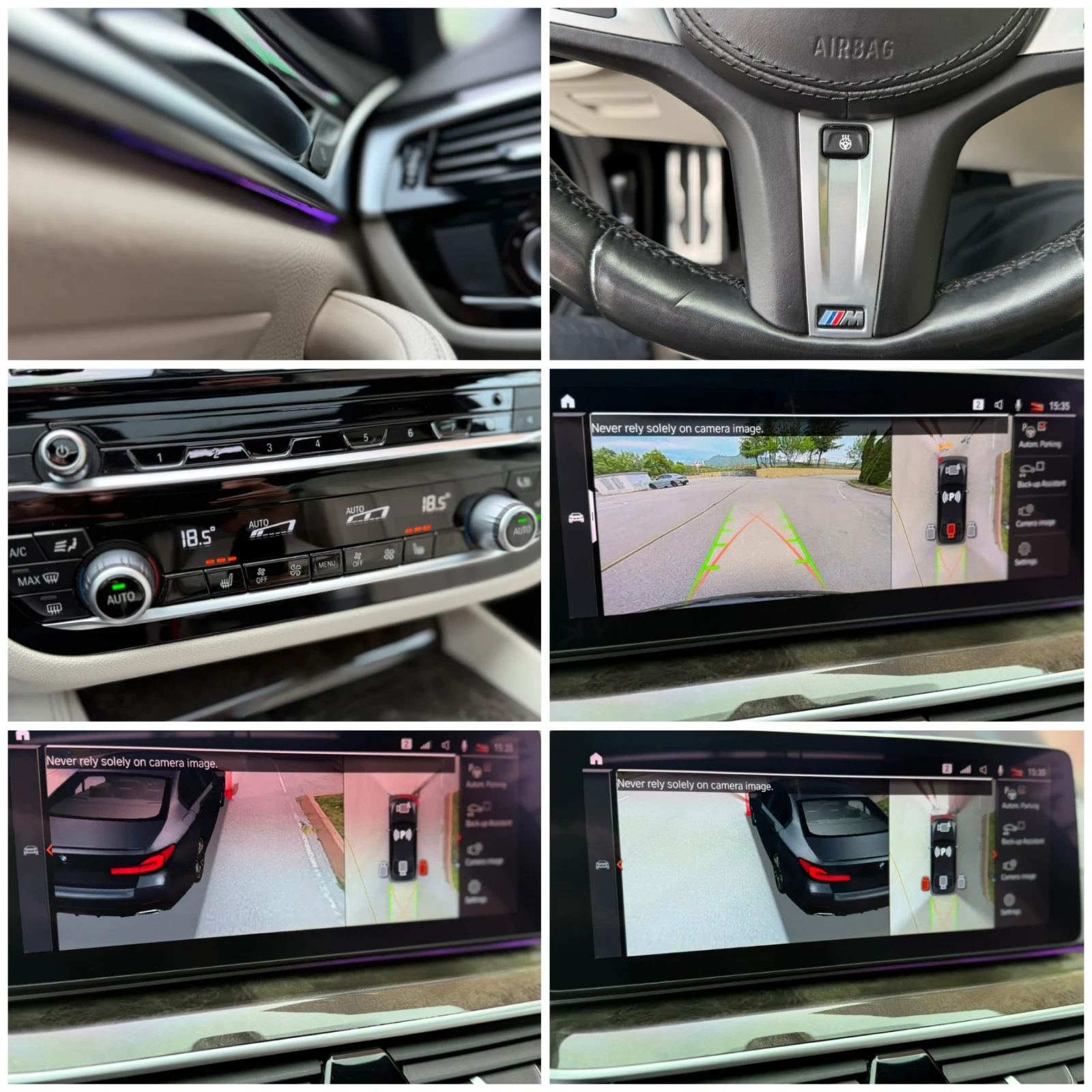 BMW 550 HEADup* М-окачване* 360CAM* HarmanCardon* FULL MAX, снимка 16 - Автомобили и джипове - 54477834
