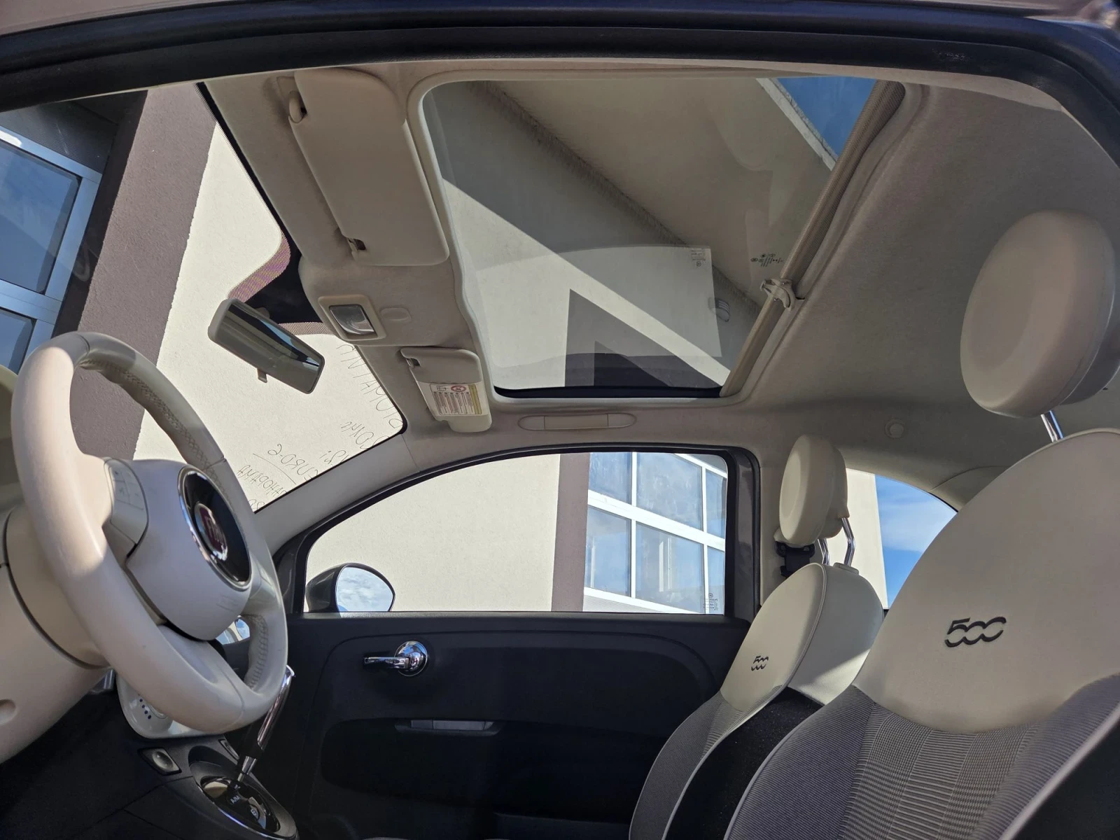 Fiat 500 EURO 6 + АВТОМАТИК + 80 000КМ+ ПАНОРАМА, снимка 14 - Автомобили и джипове - 56125362