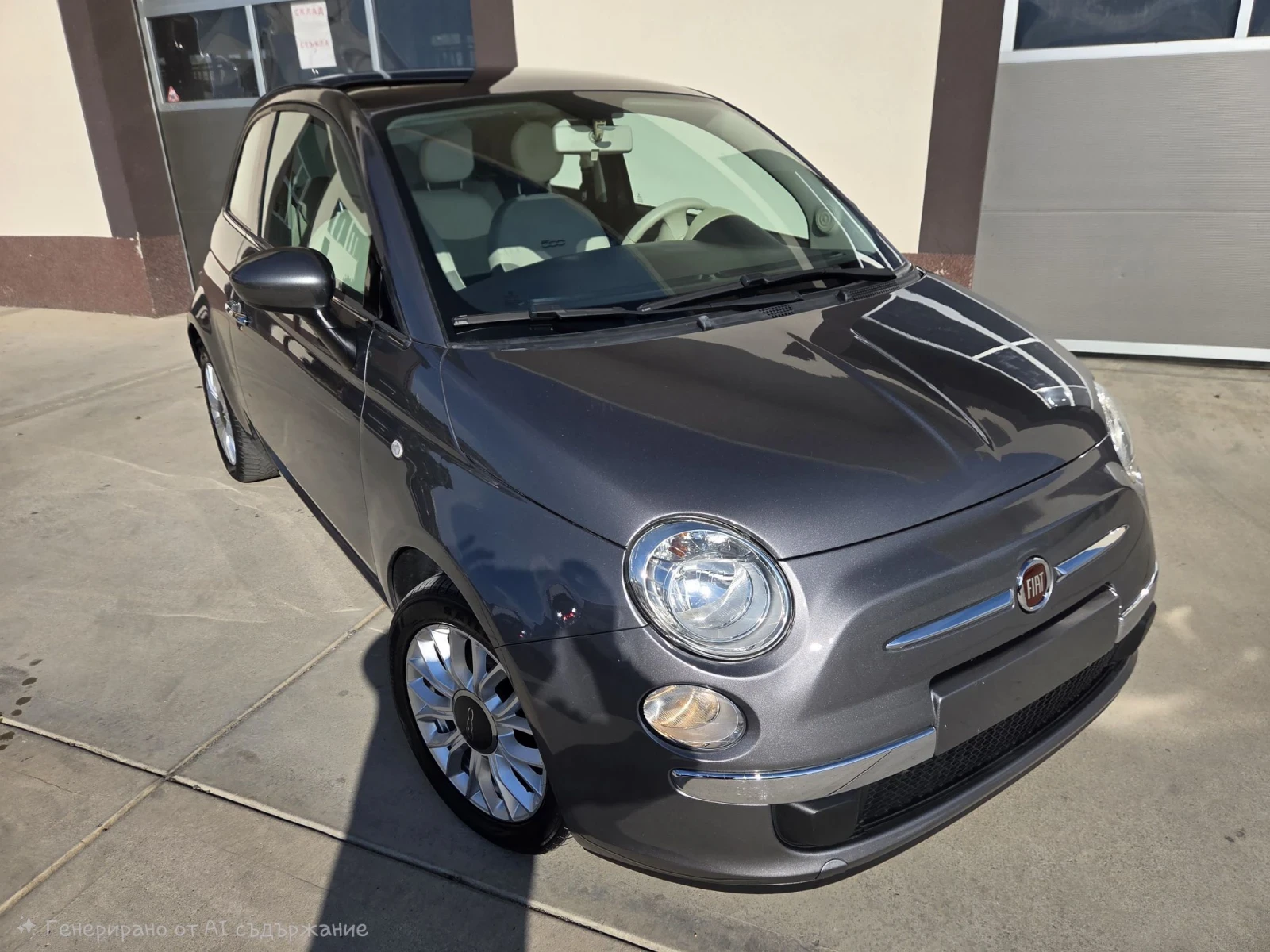 Fiat 500 EURO 6 + АВТОМАТИК + 80 000КМ+ ПАНОРАМА, снимка 2 - Автомобили и джипове - 56125362