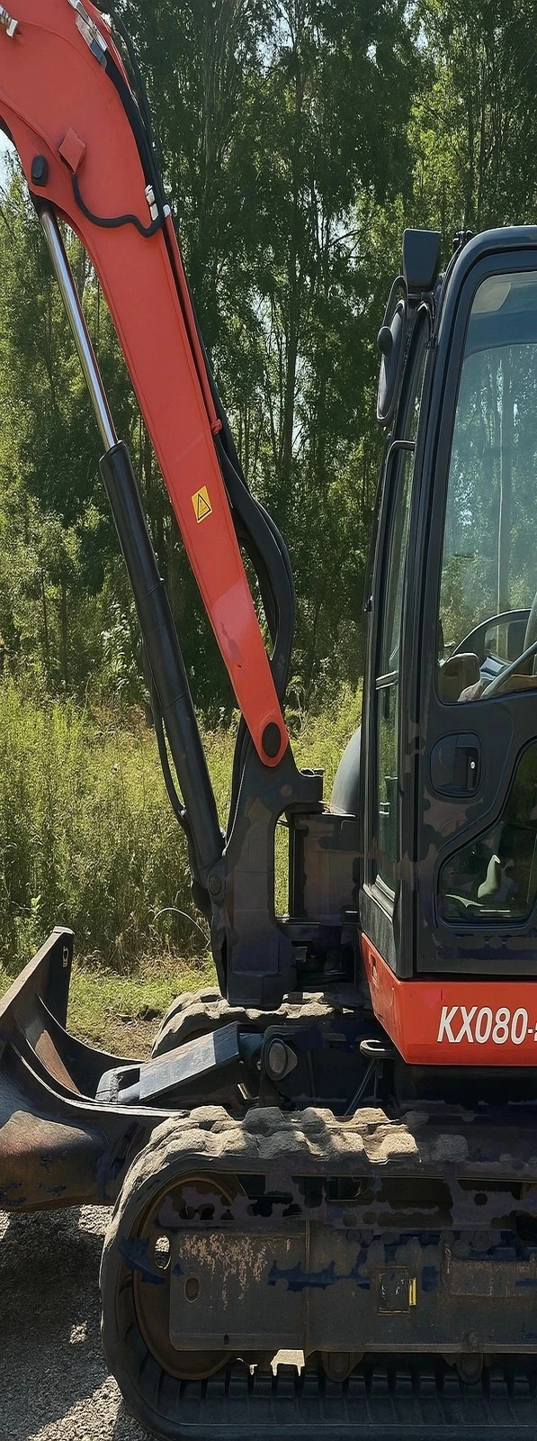 Багер Kubota KX080-4, снимка 5 - Индустриална техника - 56565110