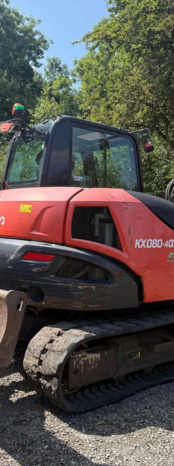 Багер Kubota KX080-4, снимка 2 - Индустриална техника - 56565110