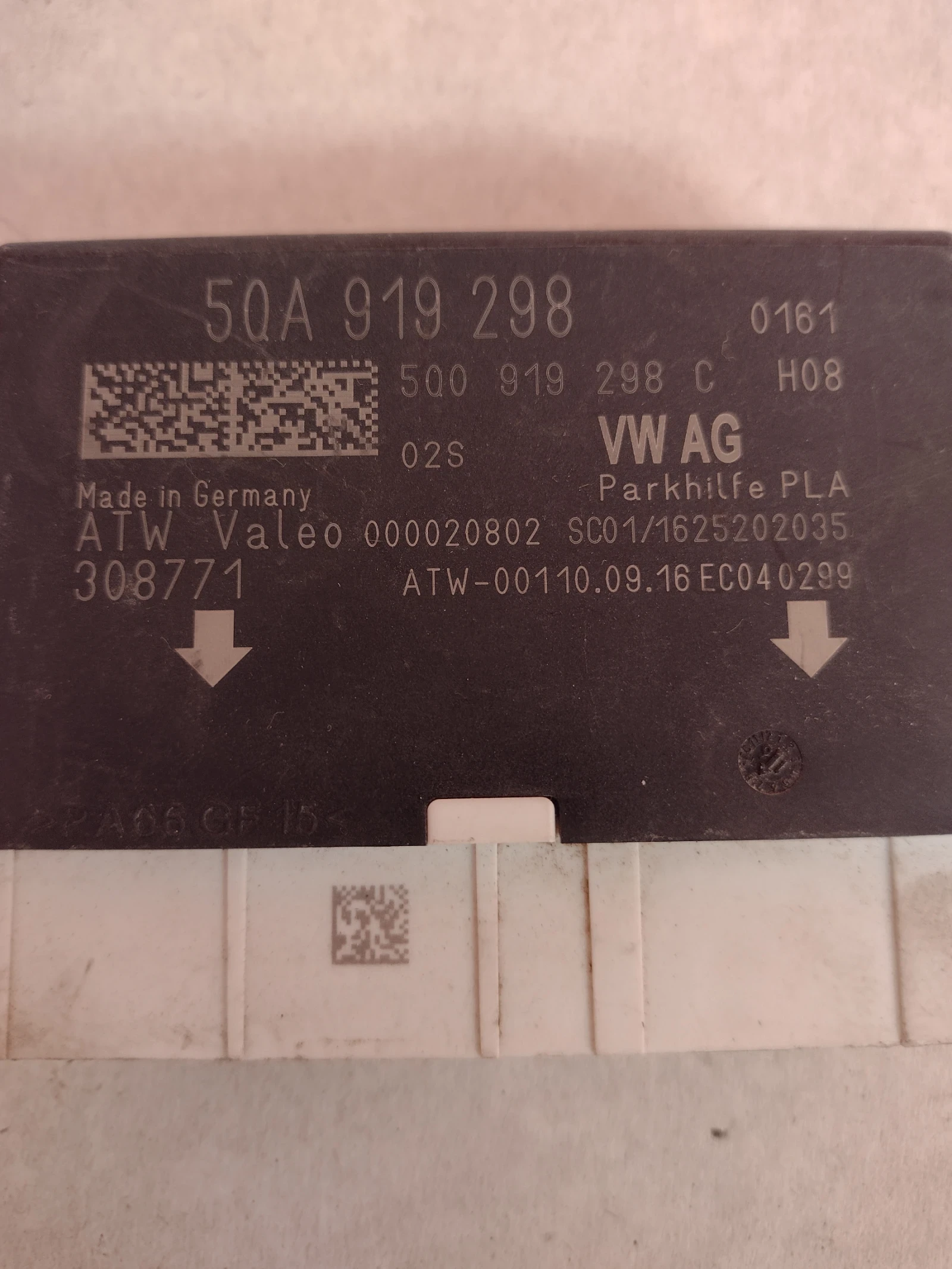 5QA919298   PDC   VW PASSAT B8, TOURAN  5Q0919298C 308771 | Mobile.bg   2