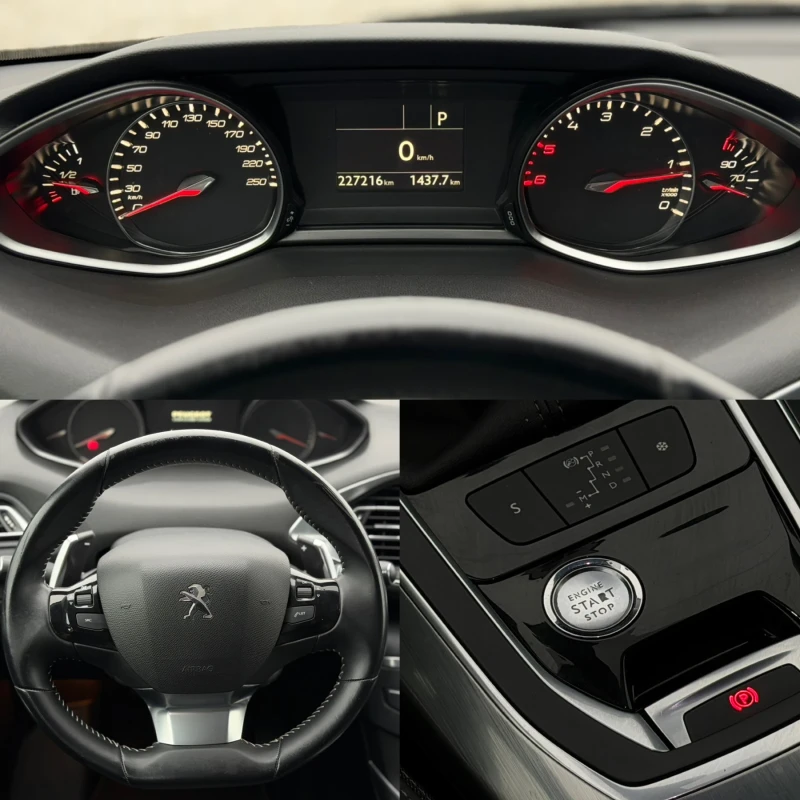 Peugeot 308  1.5 Blue - HDi Allure / Автомат / Нави, снимка 10 - Автомобили и джипове - 52575472