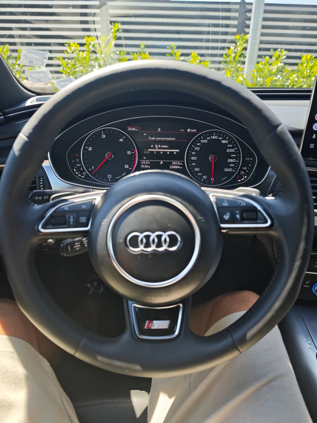 Audi A6 Full led/distronic/S line/ pano /navi, снимка 13 - Автомобили и джипове - 55515452