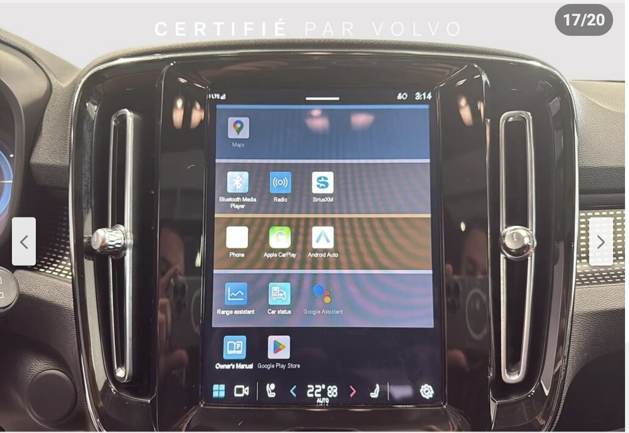 Volvo XC40 P8* AWD* ДИГИТАЛНО* ТАБЛО* CARPLAY* ПОДГРЕВ* 360КА - изображение 10