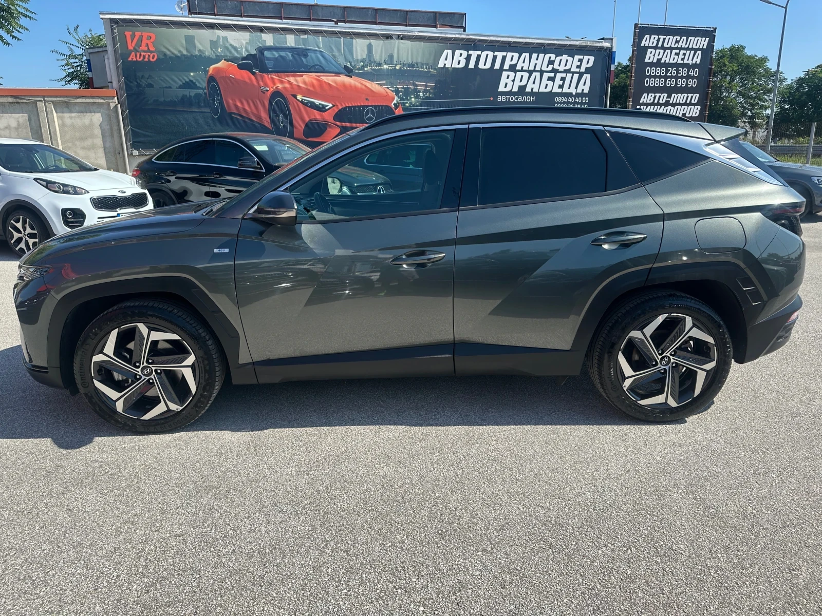 Hyundai Tucson 1, 6CRDI Mild-Hybrid Led Digital 139000km Сер.Исто, снимка 3 - Автомобили и джипове - 55200047