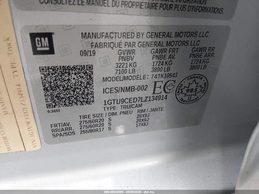 Gmc Sierra 5.3l 1500 Elevation, снимка 9 - Автомобили и джипове - 55381295