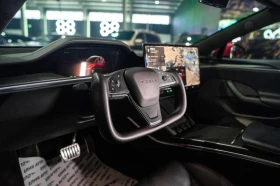 Tesla Model S PLAID 1020HP HD LED 360 ПАНО CARBON ЛИЗИНГ 100%, снимка 12