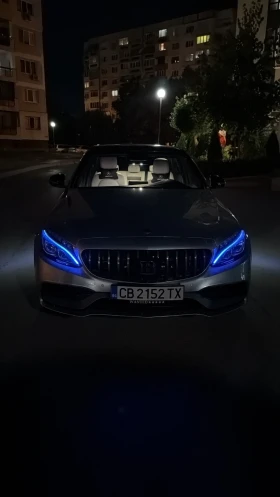 Mercedes-Benz C 220 BRABUS, AMBIENT, STARS, РЕАЛНИ КМ! Като нова, снимка 13