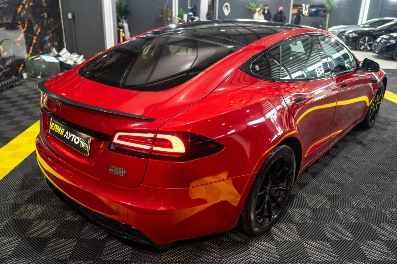 Tesla Model S PLAID 1020HP HD LED 360 ПАНО CARBON ЛИЗИНГ 100%, снимка 10 - Автомобили и джипове - 53335974