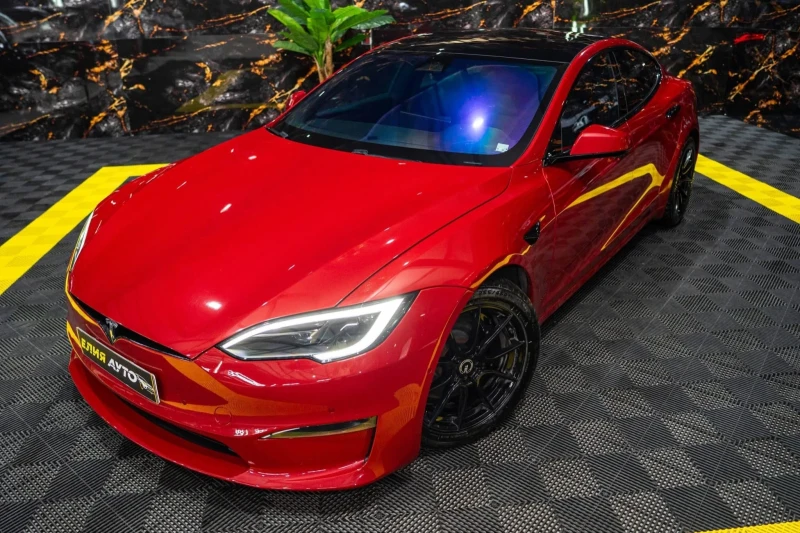 Tesla Model S PLAID 1020HP HD LED 360 ПАНО CARBON ЛИЗИНГ 100%, снимка 2 - Автомобили и джипове - 53335974