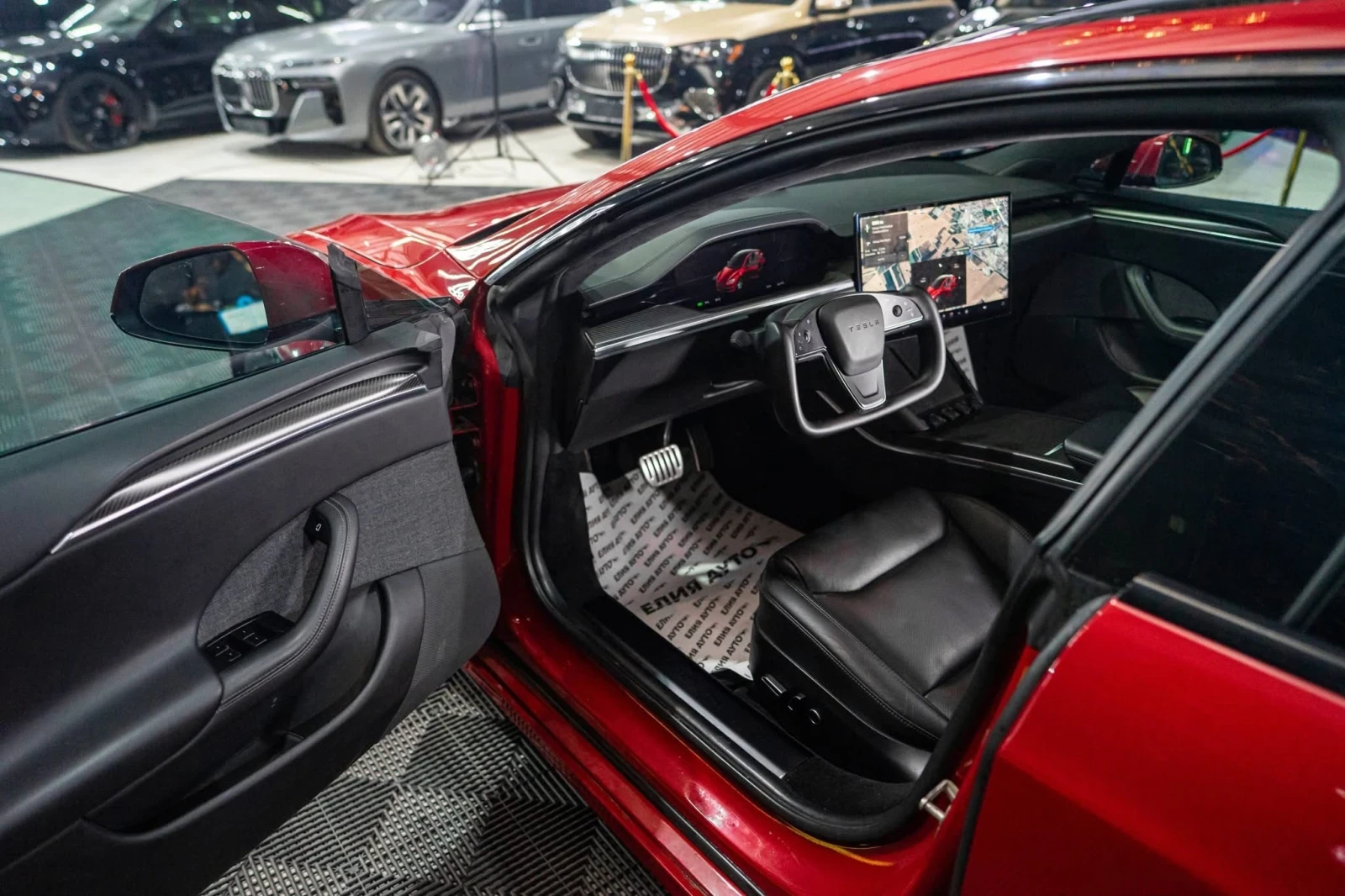 Tesla Model S PLAID 1020HP HD LED 360 ���� CARBON ������ 100% | Mobile.bg � ����������� 11