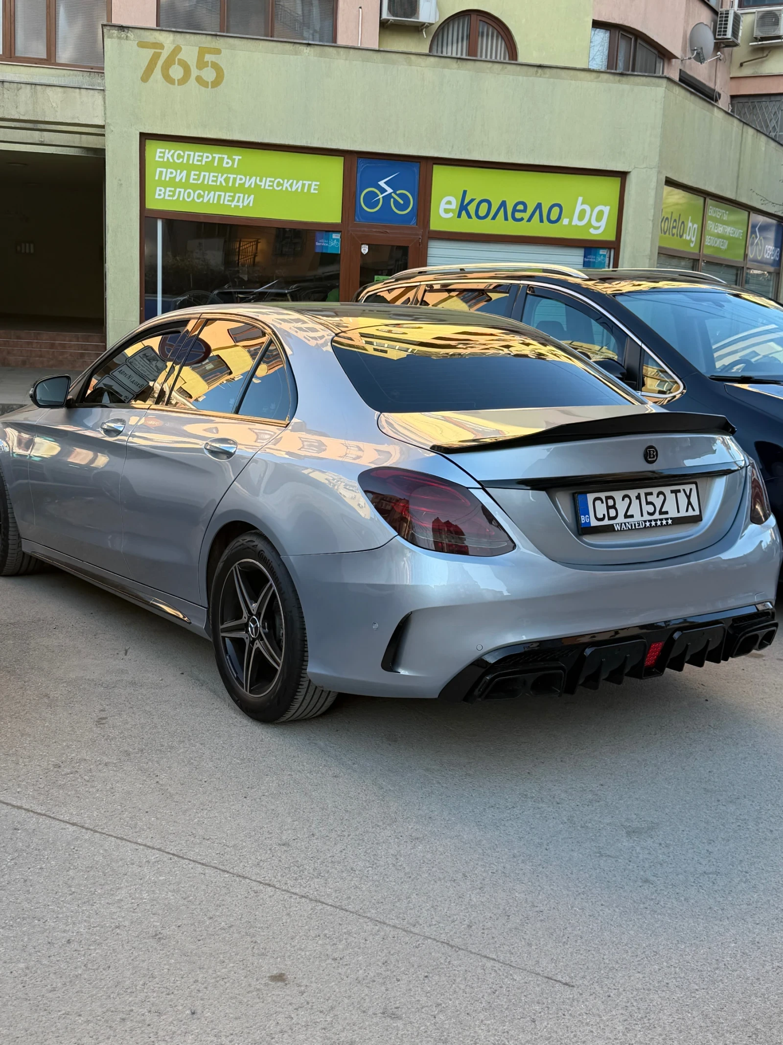 Mercedes-Benz C 220 BRABUS, АМБИЕНТНО, РЕАЛНИ КМ! Като нова, снимка 2 - Автомобили и джипове - 55676977