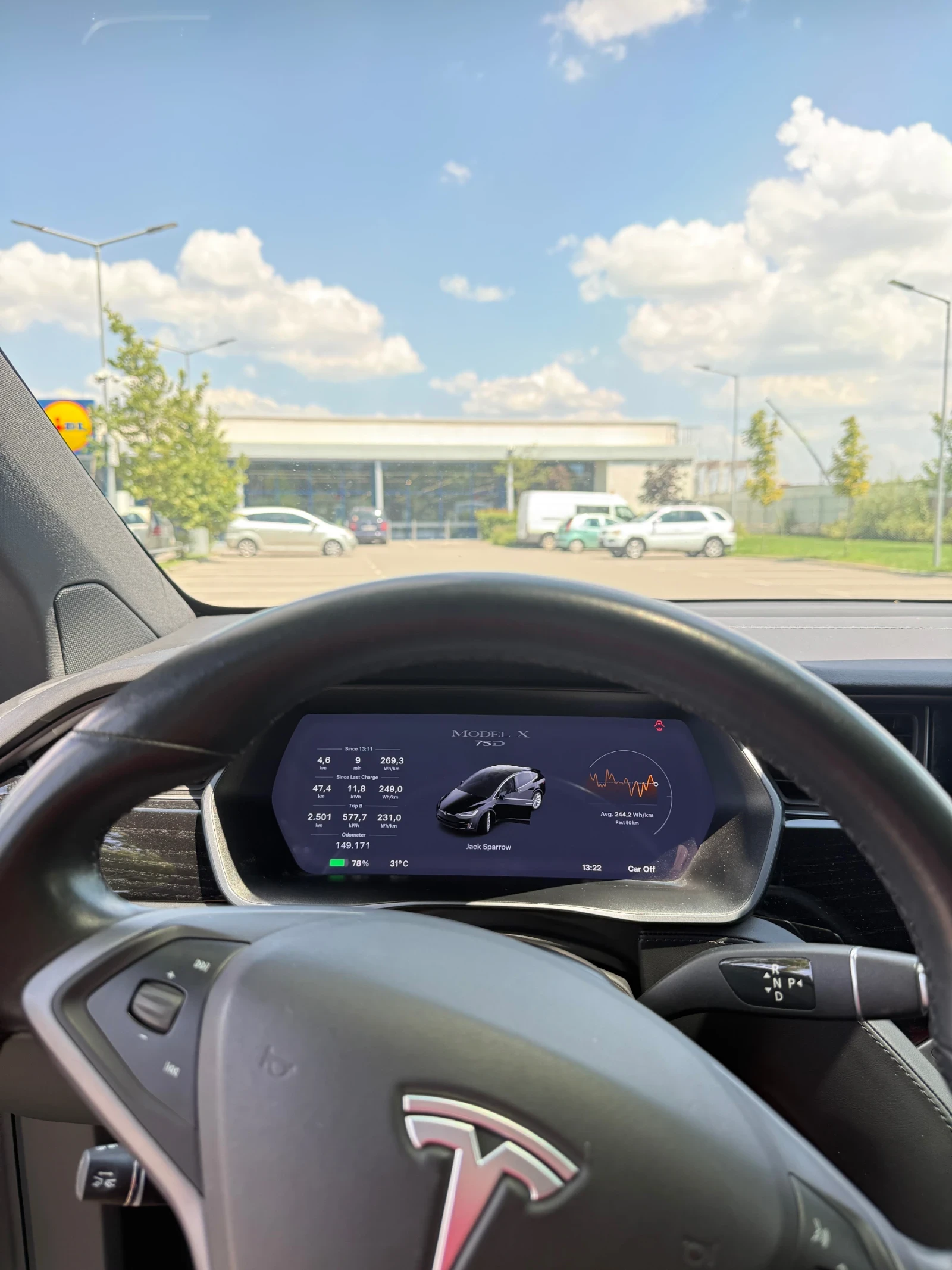 Tesla Model X 75D CCS MCU2 , снимка 10 - Автомобили и джипове - 55576031