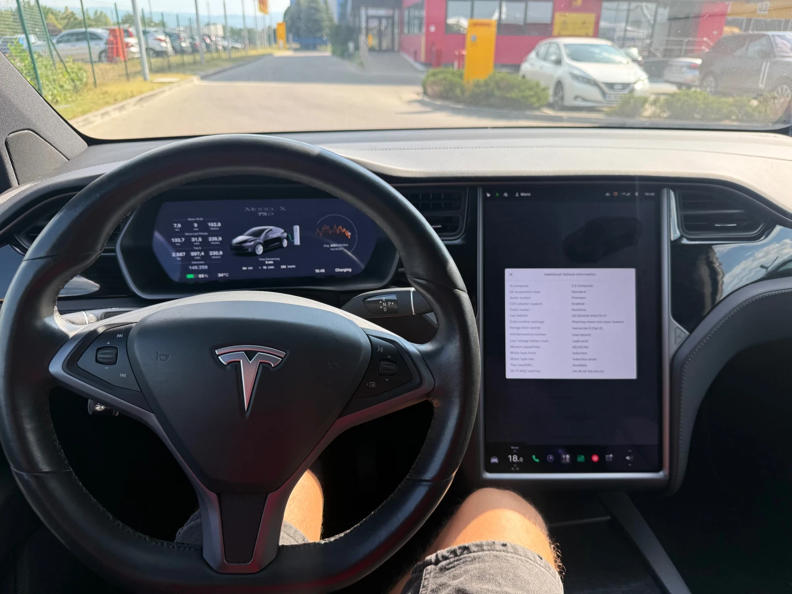 Tesla Model X 75D CCS MCU2 , снимка 9 - Автомобили и джипове - 55576031