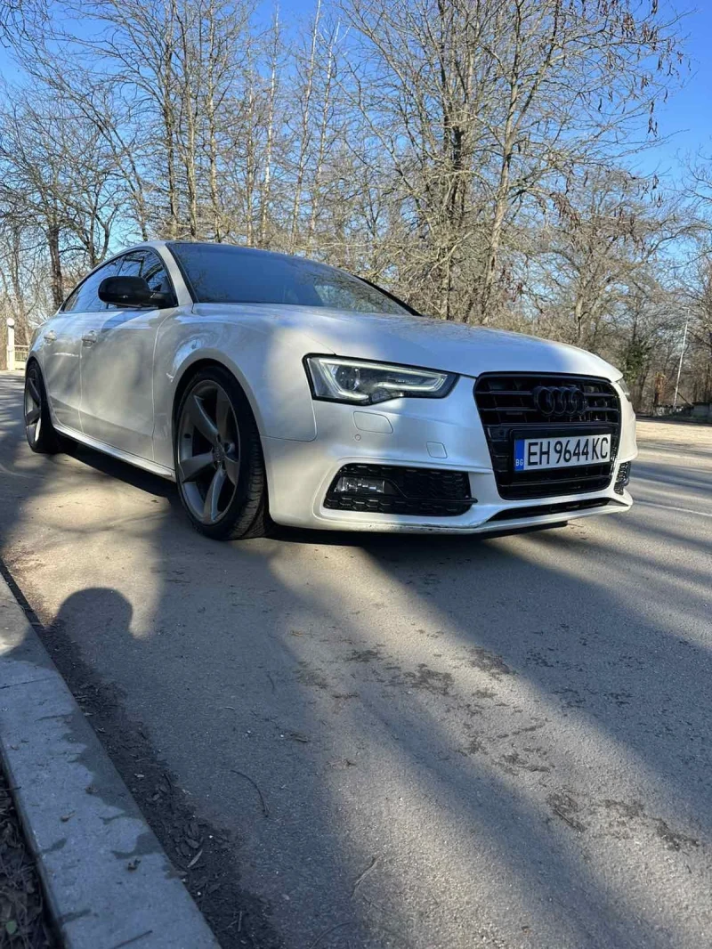 Audi A5 /SPORTBACK/3xSline/WHITE PERLA/, снимка 2 - Автомобили и джипове - 49595639