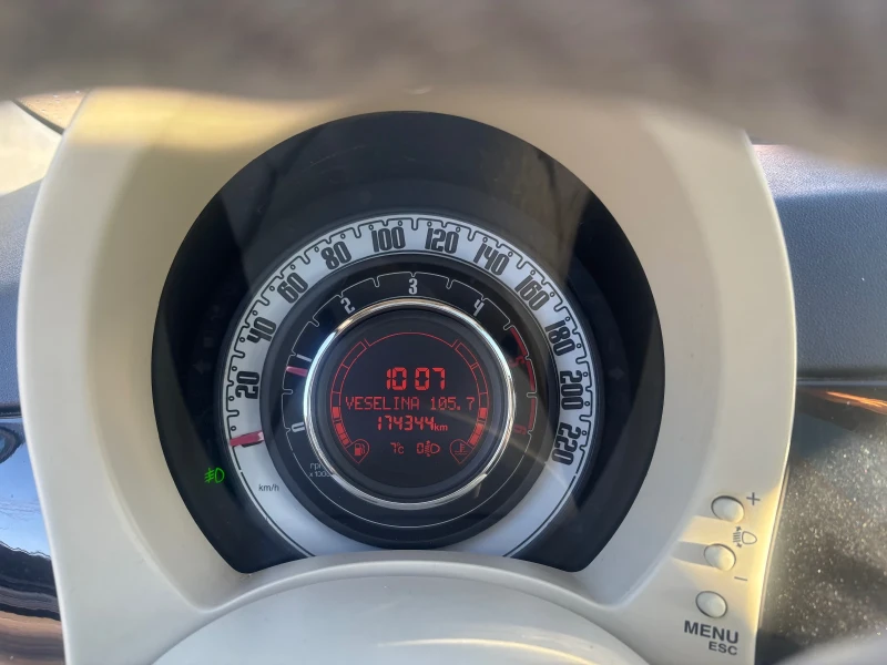 Fiat 500 1, 3 мултиджет ПАНОРАМА, снимка 8 - Автомобили и джипове - 52628392