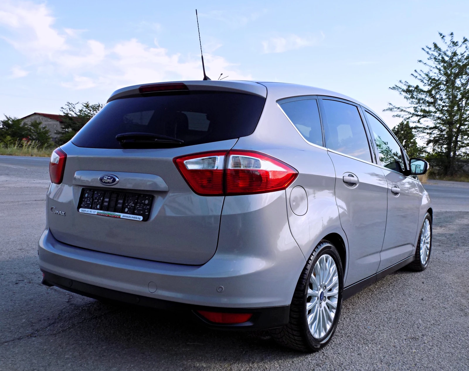 Ford C-max 2.0TDCi/AUTOMATIC/NAVi/КОЖА/XENON/142х.км/КАТО НОВ, снимка 4 - Автомобили и джипове - 55038935
