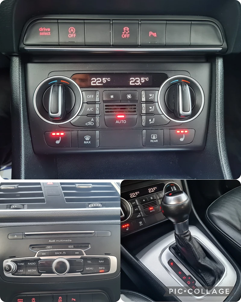 Audi Q3 2.0TDI-185kc/4x4/АВТОМАТ/ПОДГРЕВ/CAMERA/КОЖА, снимка 12 - Автомобили и джипове - 52942964