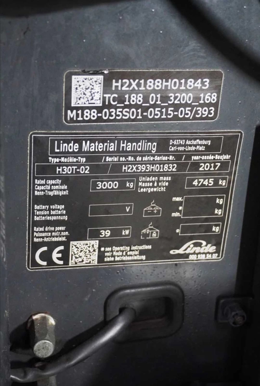 Мотокар Linde H30T Evo, снимка 16 - Индустриална техника - 54335157
