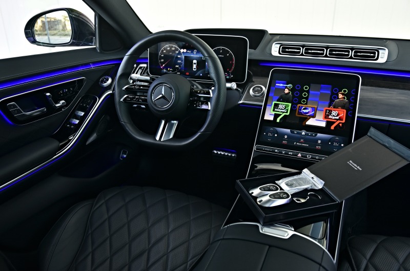 Mercedes-Benz S 400 D 4M 3xTV AMG Optik LONG 360 DIGITAL LIGHT 3DHEADU, снимка 10 - Автомобили и джипове - 45012968