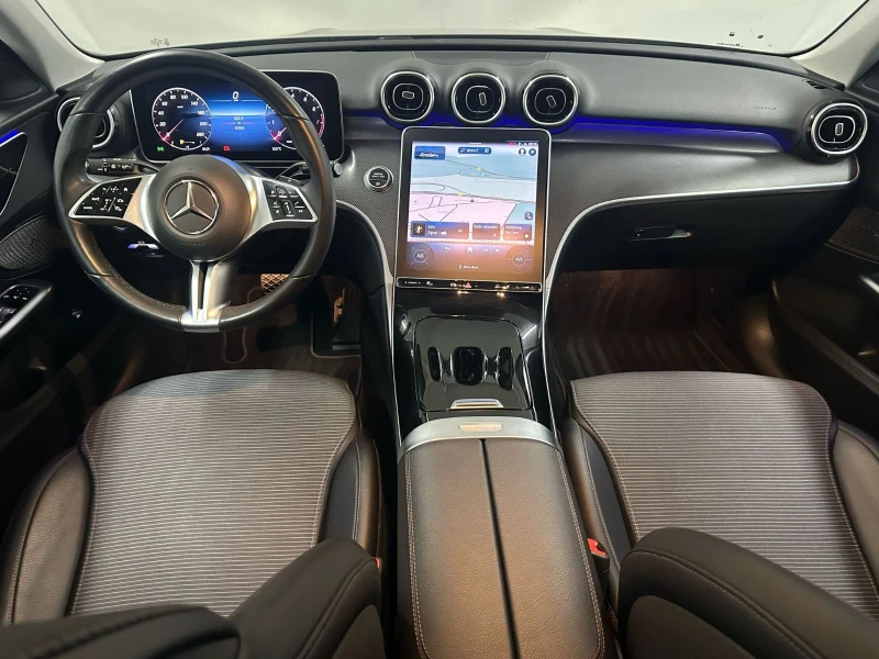 Mercedes-Benz C 180 ADVANTAGE/170HP/NIGHT/DISTR/NAVI/CAM/AMBI/452v, снимка 12 - Автомобили и джипове - 50349983