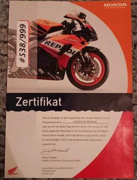 Обява за продажба на Honda Cbr ~9 700 лв. - изображение 7