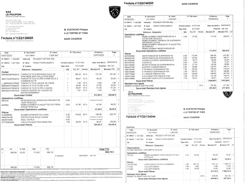 Peugeot Rifter 1.5Hdi GTLine Long 130кс, снимка 15 - Автомобили и джипове - 48172798