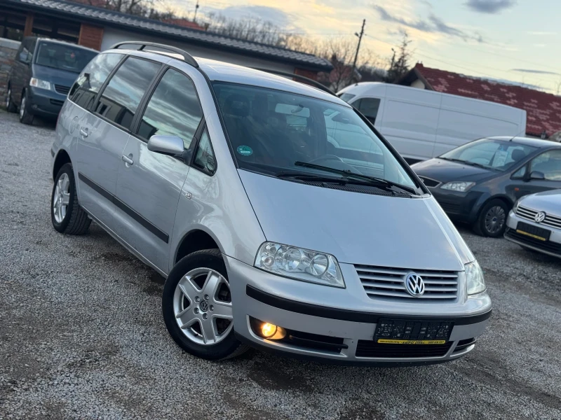 VW Sharan 2.0i 116кс 6с FaceLift 7-МЕСТА КЛИМАТРОНИК , снимка 1 - Автомобили и джипове - 48633068