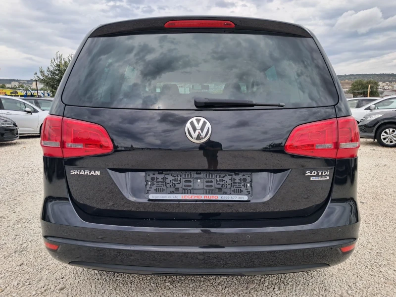 VW Sharan 2.0TDI 170к.с DSG, HIGH LINE, 7 места, Като нов, снимка 7 - Автомобили и джипове - 51751016