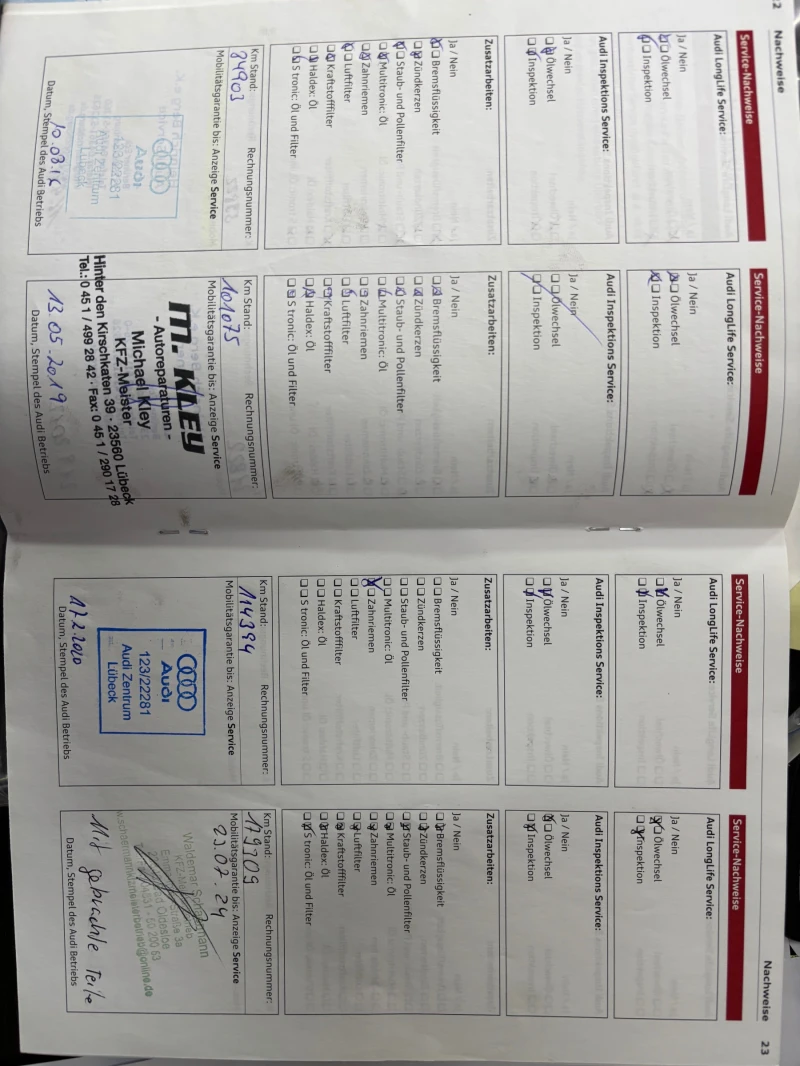 Audi Q5 2.0TDI-4х4-Сервизна история лизинг през Уникредит , снимка 14 - Автомобили и джипове - 53255110