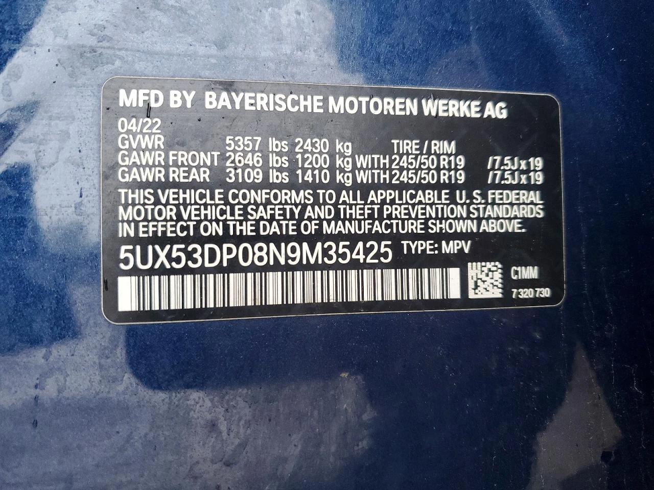 BMW X3 2.0l xDrive30I, снимка 13 - Автомобили и джипове - 54417457
