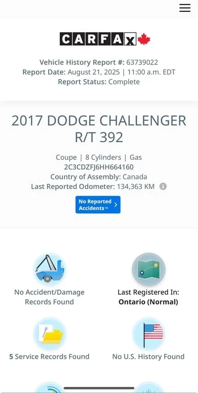 Dodge Challenger * R/T 392 * CARFAX * ЦЕНА ДО БГ - изображение 2