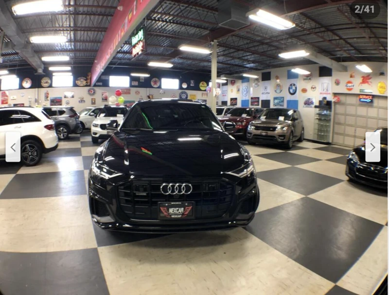 Audi Q8 MATRIX* S* LINE* ДИСТРОНИК* ОБДУХВАНЕ* 360КАМЕРА* , снимка 2 - Автомобили и джипове - 51979341