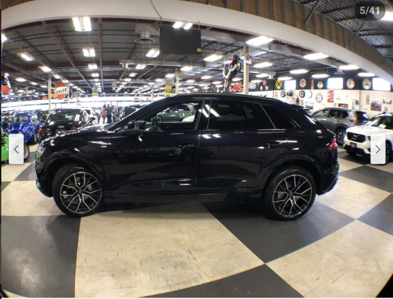 Audi Q8 MATRIX* S* LINE* ДИСТРОНИК* ОБДУХВАНЕ* 360КАМЕРА* , снимка 3 - Автомобили и джипове - 51979341