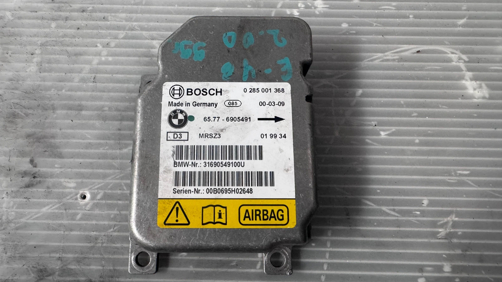 Airbag  /  /  a BMW E46 - 0285001368 / 65.77-6905491 | Mobile.bg   2