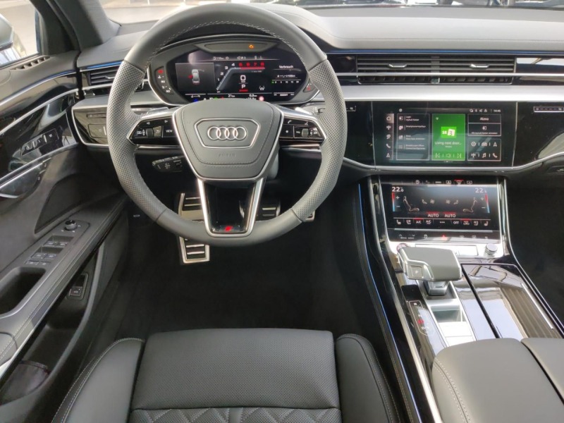 Audi S8 Quattro = Black Optic= Panorama Гаранция, снимка 8 - Автомобили и джипове - 46160342