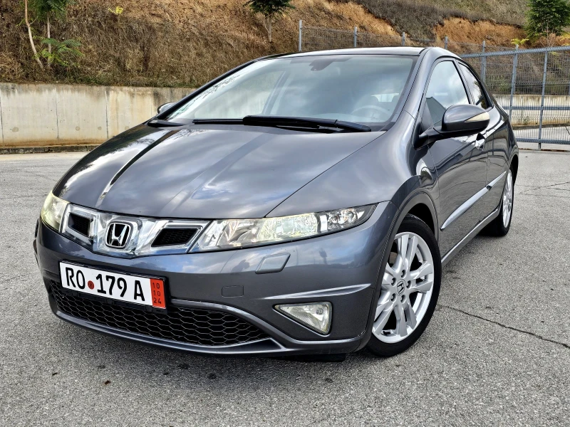 Honda Civic 1.8 Фейслифт, Executive, Кожа, Навигация, Xenon , снимка 1 - Автомобили и джипове - 47488278