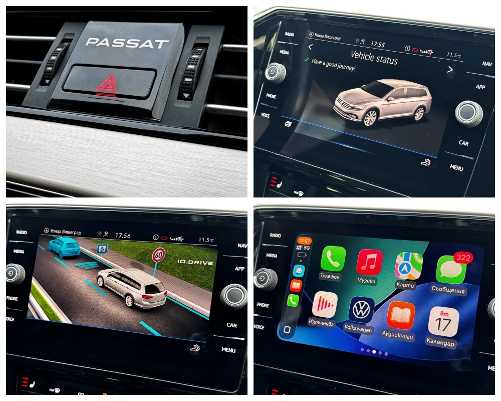VW Passat 2.0 TDI FACELIFT 200kс LED NAVI, снимка 12 - Автомобили и джипове - 53896865