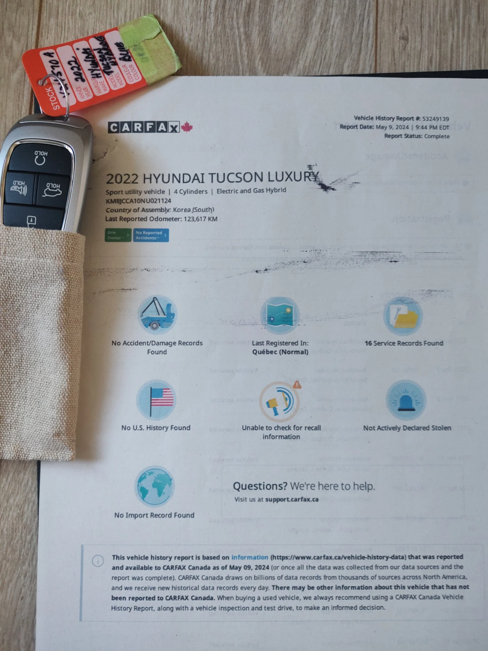 Hyundai Tucson HEV Luxury 230 к.с. HTRAC AWD VIN Carfax / без ПТП, снимка 16 - Автомобили и джипове - 53275036