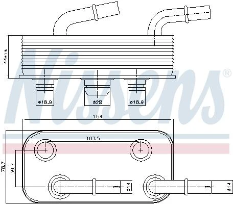 МАСЛЕН РАДИАТОР-ОХЛАДИТЕЛ BMW E46 / X3 E83 / Z4 E85  1997-2010   17227505826, снимка 3 - Части - 35831093