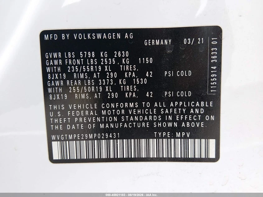 VW ID.4 Volkswagen Pro S, снимка 4 - Автомобили и джипове - 56565023