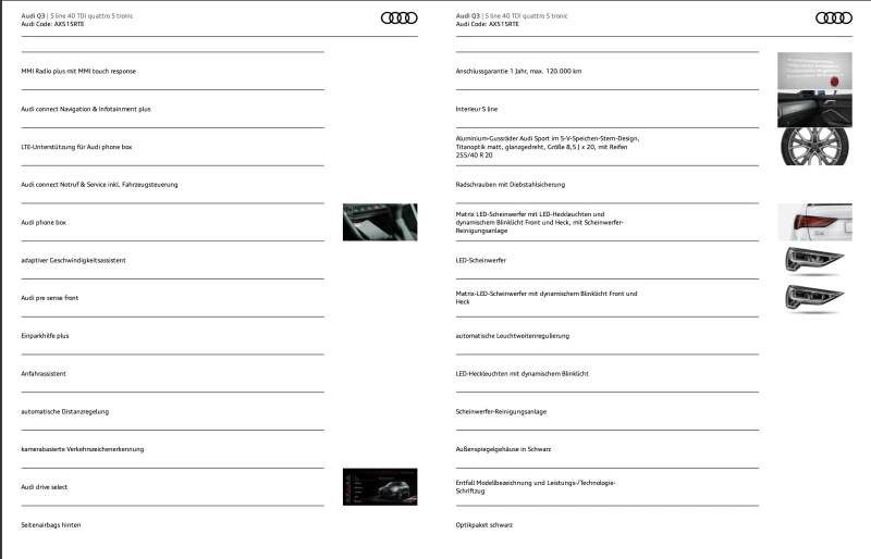 Audi Q3 | S line 40 TDI quattro S tronic, снимка 16 - Автомобили и джипове - 49449488