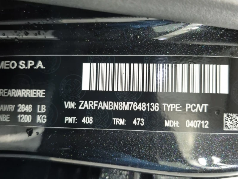 Alfa Romeo Giulia * TI SPORT * CARFAX * ЦЕНА ДО БГ, снимка 16 - Автомобили и джипове - 53395401