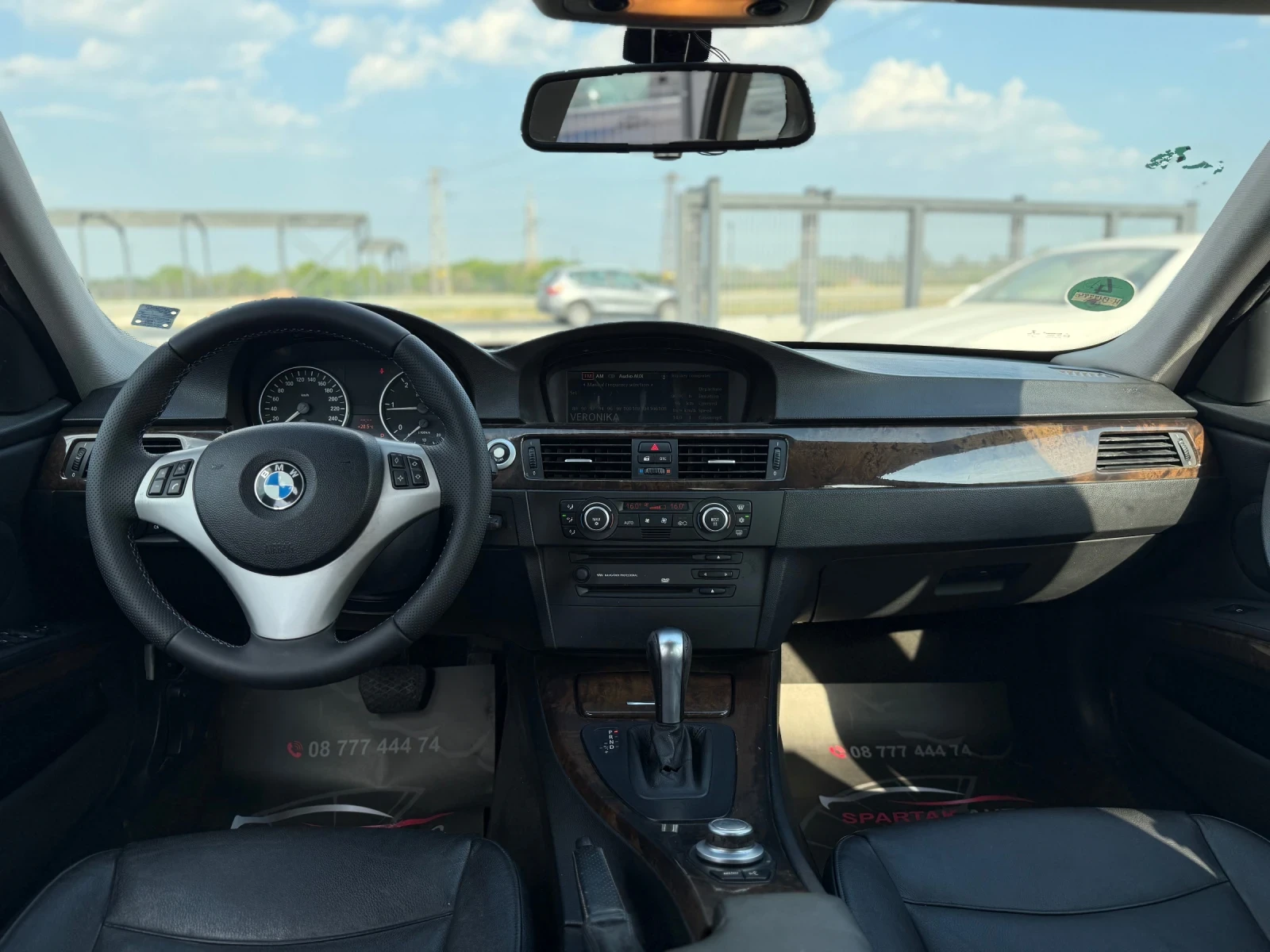BMW 320 D* 2008г* АВТОМАТИК* КОЖА* НАВИ* 164к.с*  - изображение 9