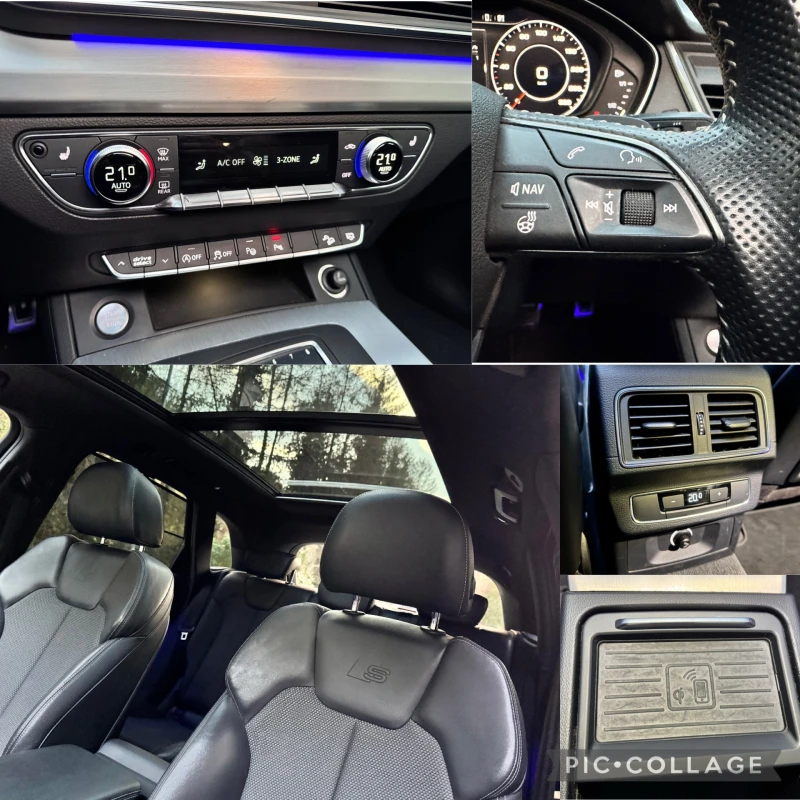 Audi Q5 2.0TDI* S-LINE* CAM360* PANO* DIST* ВЪЗДУХ* FULL* , снимка 14 - Автомобили и джипове - 47441457