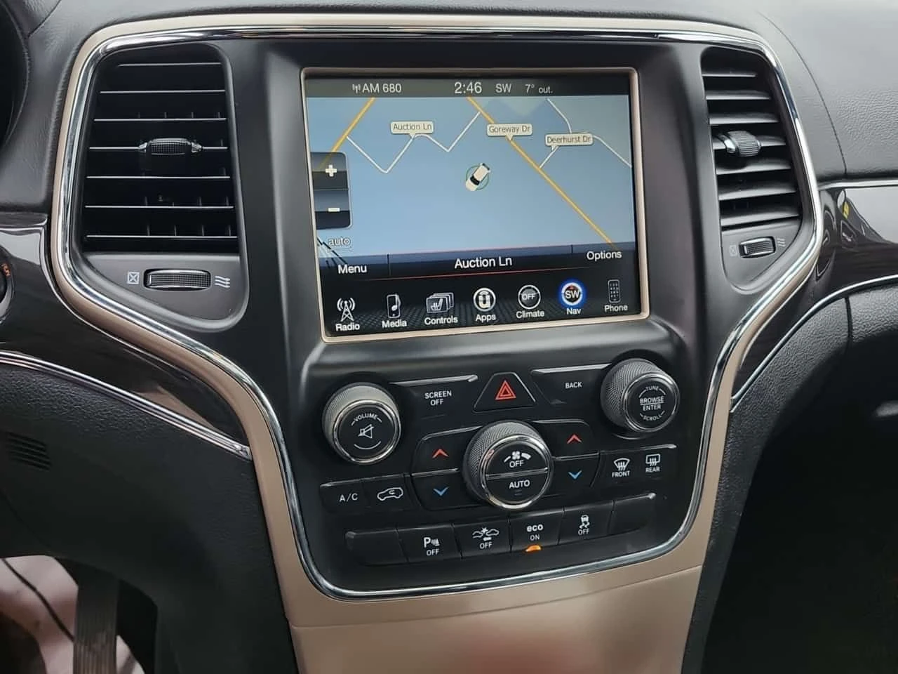 Jeep Grand cherokee OVERLAND| PANORAMA| ПОДГРЕВИ| ОБДУХВАНЕ| CARFAX, снимка 11 - Автомобили и джипове - 54193489